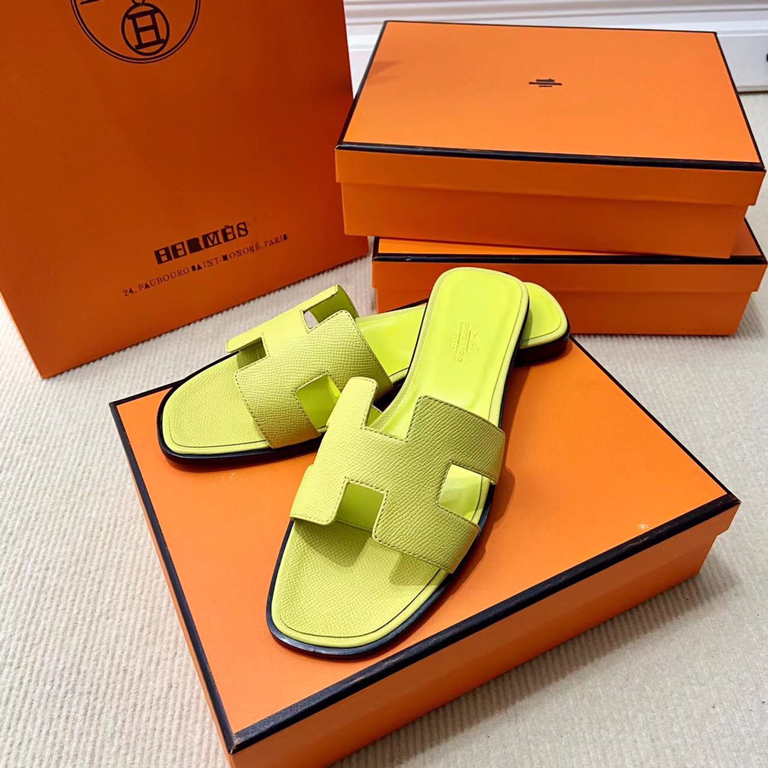 에르메스 올수공 오란 슬리퍼 샌들 앱송 54